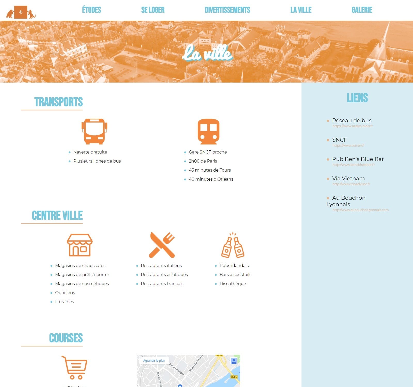 Aperçu Étudiant à Blois